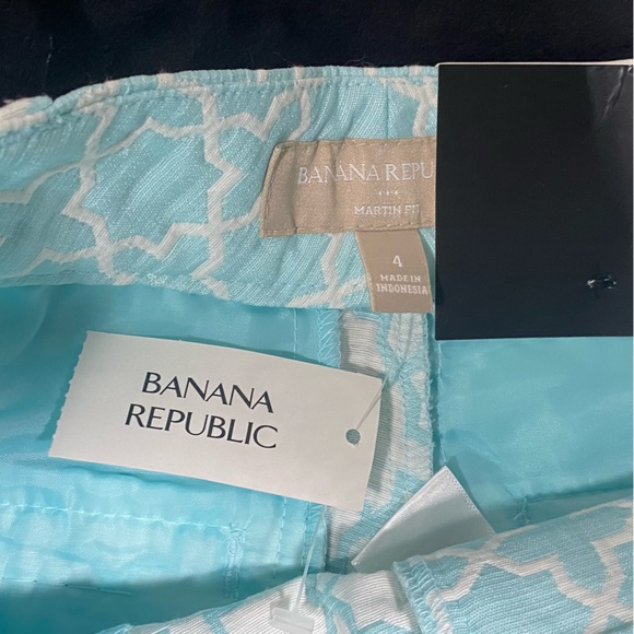 Banana Republic blockade baby blue shorts size 4 - Picture 3 of 4